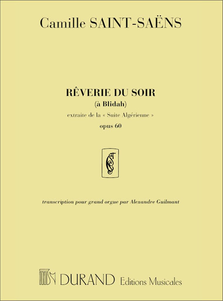 Reverie Du Soir Orgue (Guilmant) (Suite
